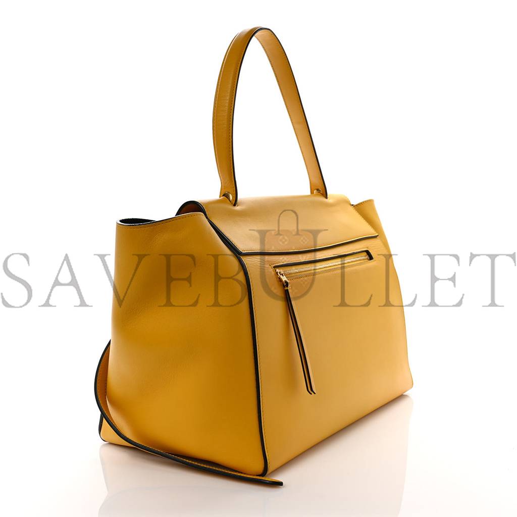 Ce**e baby grained calfskin micro belt bag yellow (33*23*22cm)
