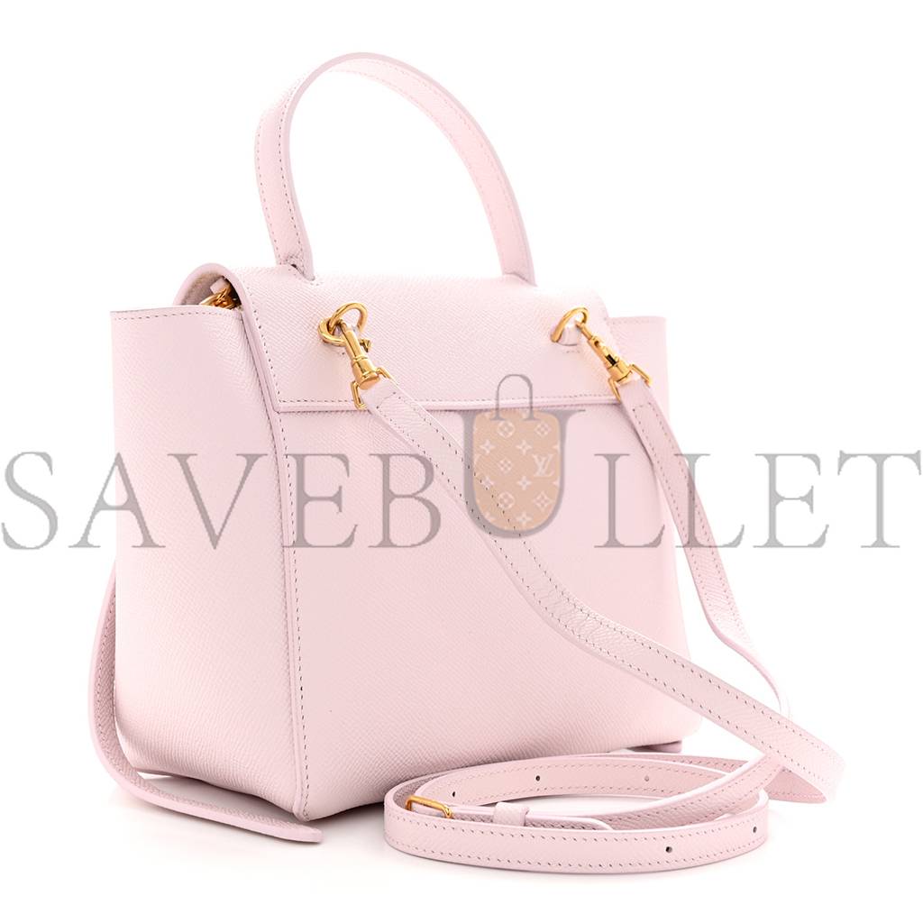 Ce**e grained calfskin nano belt bag peony (20*17*11cm)