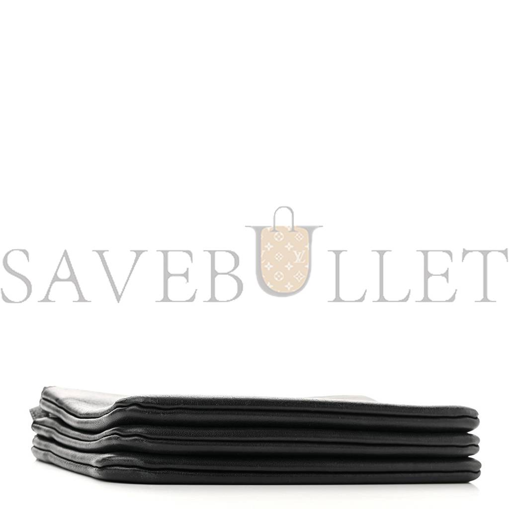 Ce**e lambskin small trio crossbody bag black (22*14*4cm)