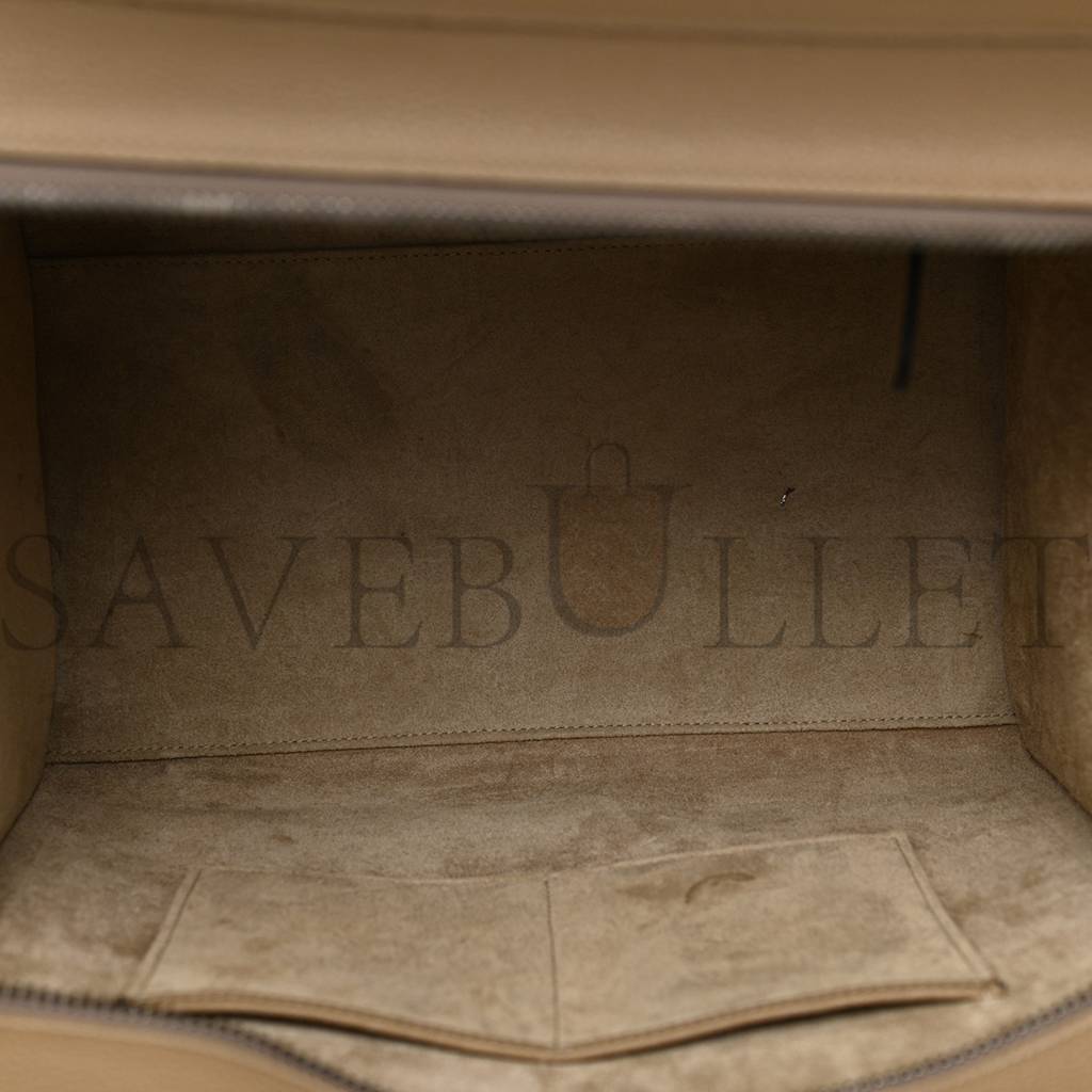 Ce**e drummed calfskin mini luggage dune (30*30*18cm)