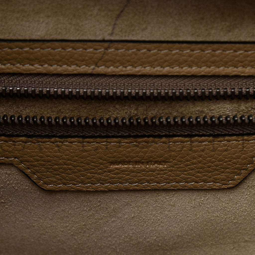 Ce**e drummed calfskin mini luggage dune (30*30*18cm)