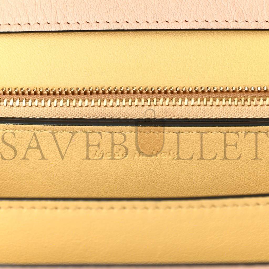 goatskin Ce**e goatskin medium classic box flap bag dune (23*18*6cm) box flap bag dune