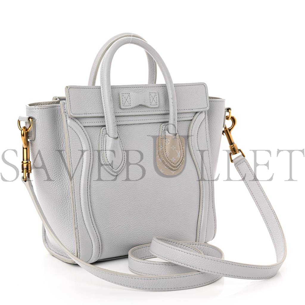 Ce**e drummed calfskin nano luggage lune (20*20*10cm)