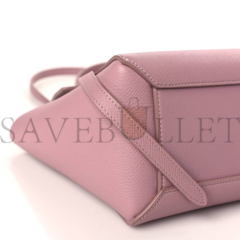 Ce**e grained calfskin nano belt bag vintage pink (20*19*11cm)