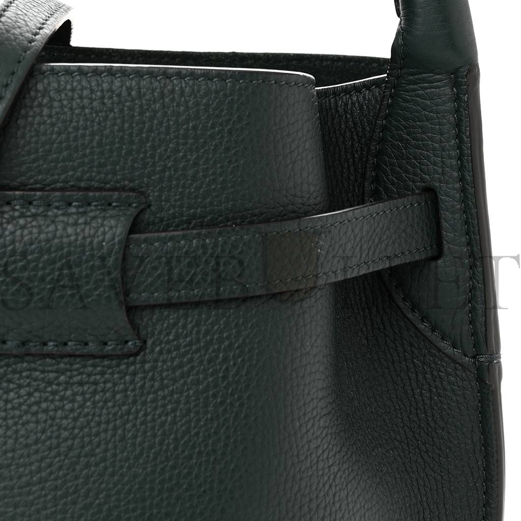 ce**e S*pple grained calfskin nano big bag bucket amazone (21*15*15cm)