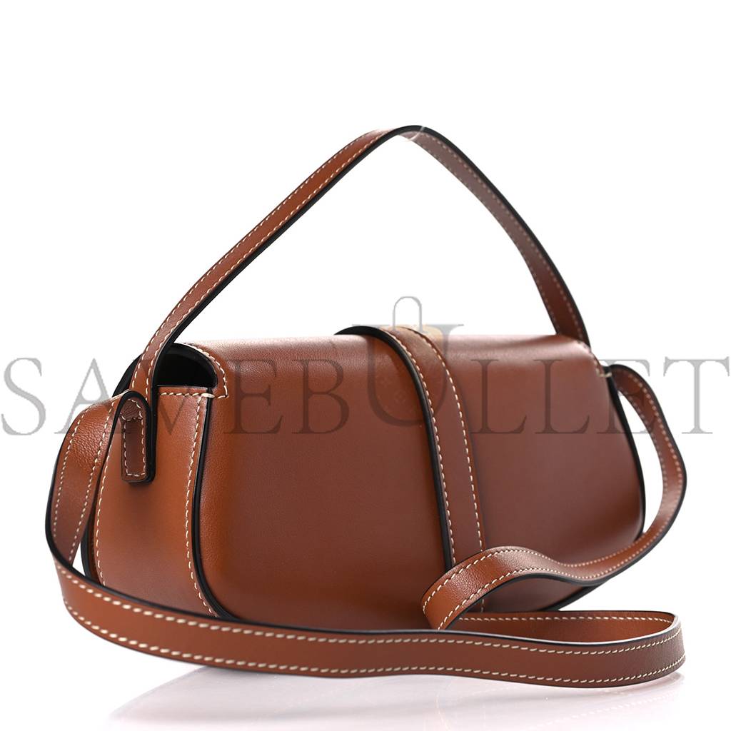 Ce**e smooth calfskin tabou clutch on strap tan (20*10*5cm)