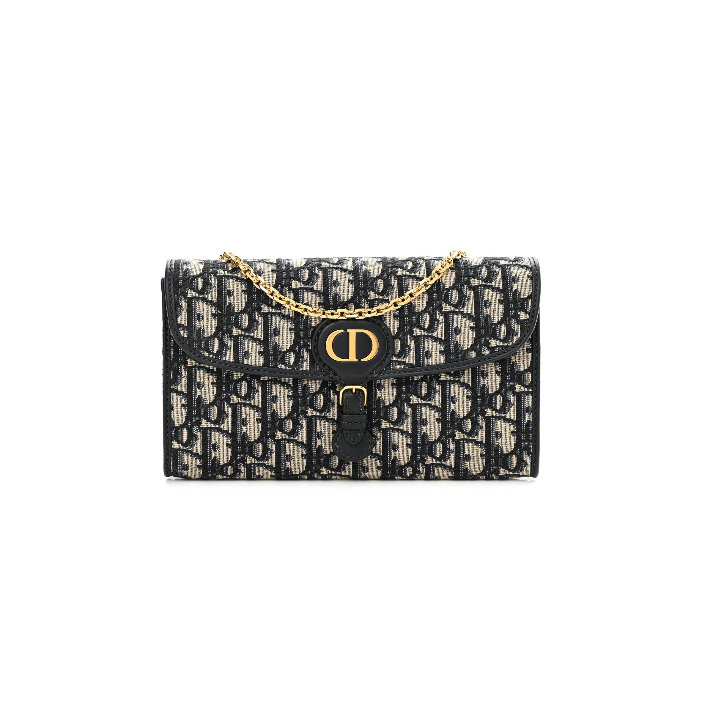 D*or oblique bobby east west pouch blue (22*13*3.2cm)