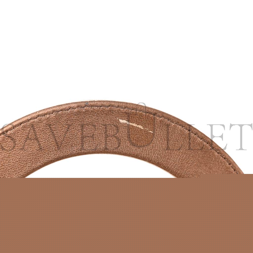 D*or metallic lambskin cannage medium lady D*or bronze (24*20*11.4cm)