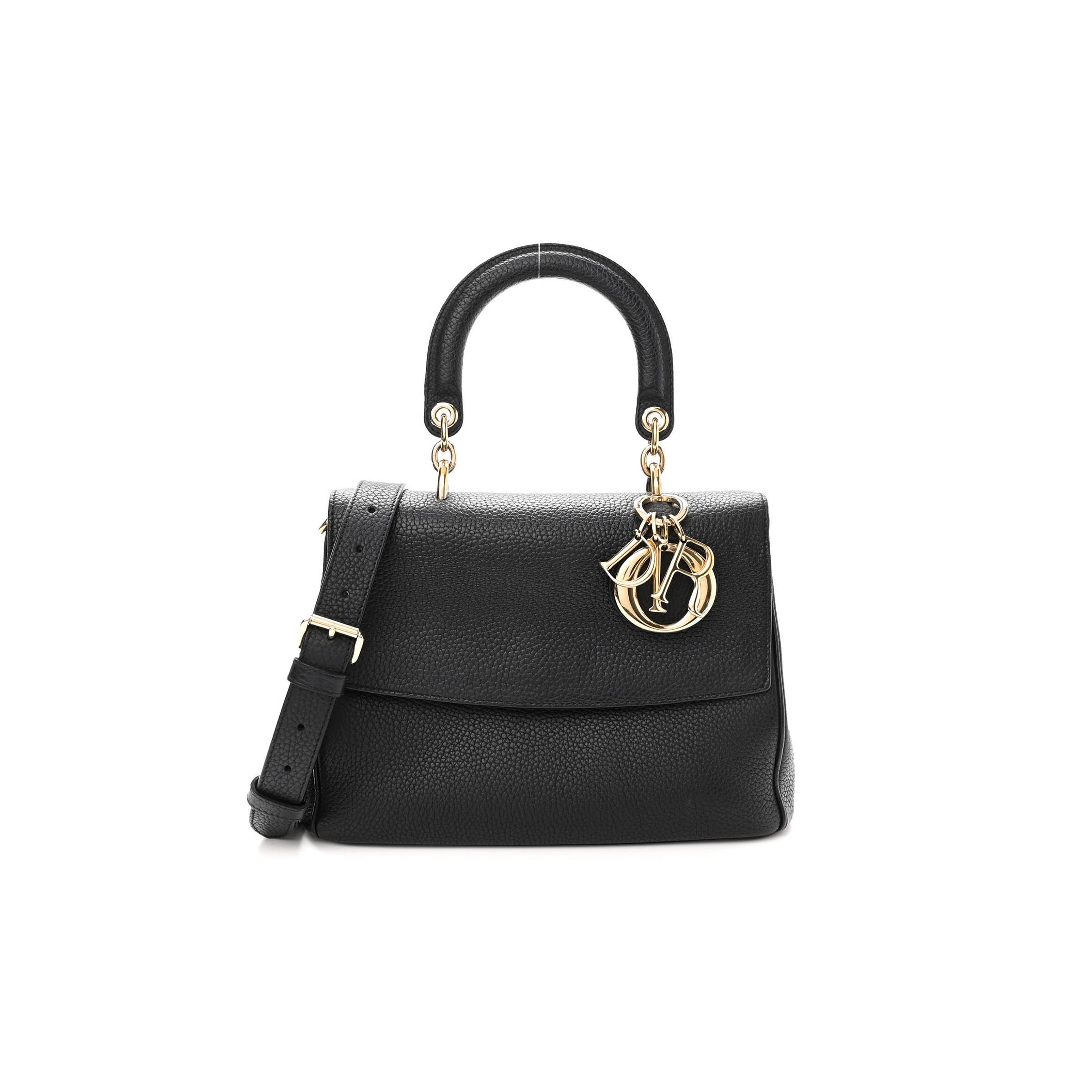 D*or bullcalf small be D*or flap black fraise (27*20*12.7cm)