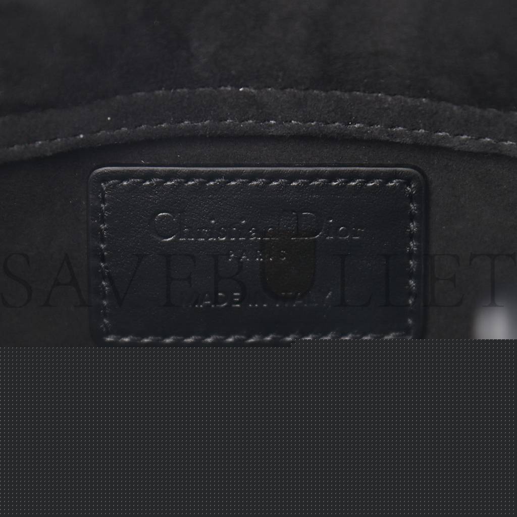 d*or calfskin cannage Di*m*nd micro lady d-joy black (17*10*8.9cm)