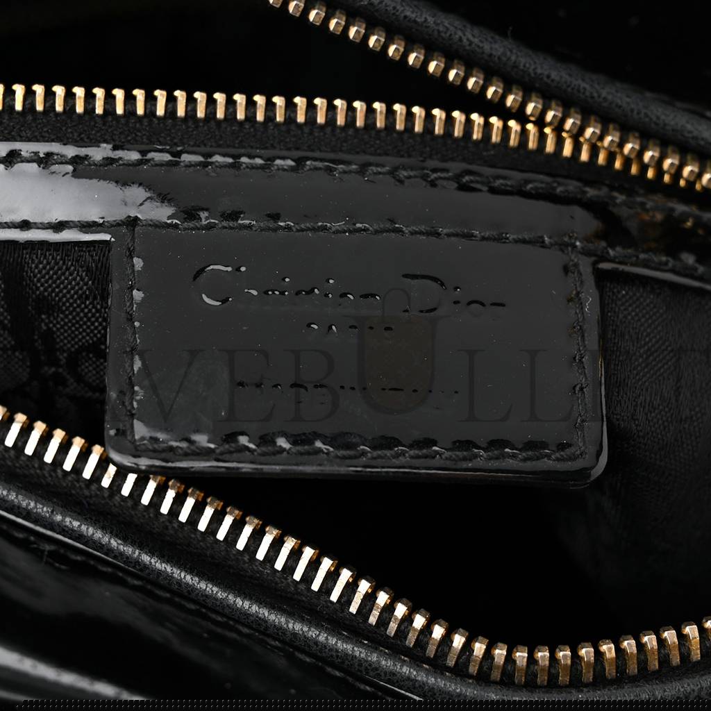 D*or patent cannage large lady D*or black (32*25*12.1cm)