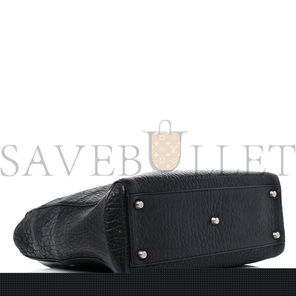 D*or canyon grained lambskin large lady D*or black (32*23*12.1cm)