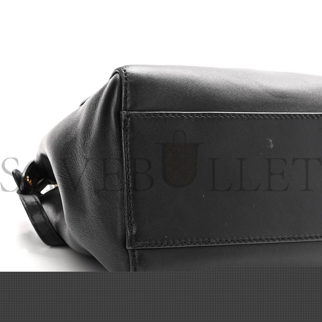 F**di nappa mini peekaboo iconic satchel black (23*17*11cm)