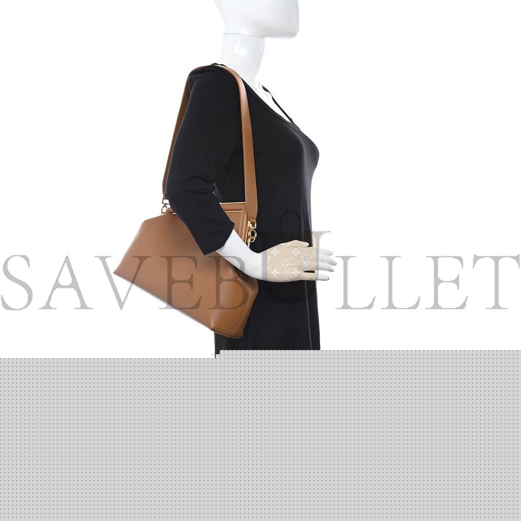 F**di shiny nappa medium F**di first caramello (30*25*10cm)